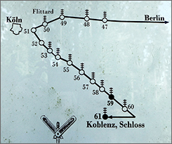 Telegraphenlinie im Rheinland